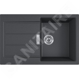Franke Sirius 2.0 - Évier en Tectonique S2D 611-78, 780x500 mm, noir 143.0613.582