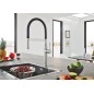 Grohe Essence - Mitigeur d’évier avec bras flexible avec inverseur, supersteel 30294DC0 Grohe Essence - Mitigeur d’évier avec bras flexible avec inverseur, supersteel 30294DC0