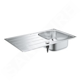 Grohe Éviers - Ensemble évier K200 et mitigeur BauEdge, inox brossé / chrome 31562SD1