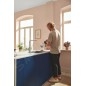 Grohe Blue Pure - Mitigeur d'évier Minta avec filtration et manchon de fermeture extractible, supersteel 30601DC0