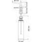 Franke Basic - Distributeur de savon, 500 ml, chrome 119.0084.687 Franke Basic - Distributeur de savon, 500 ml, chrome 119.0084.687