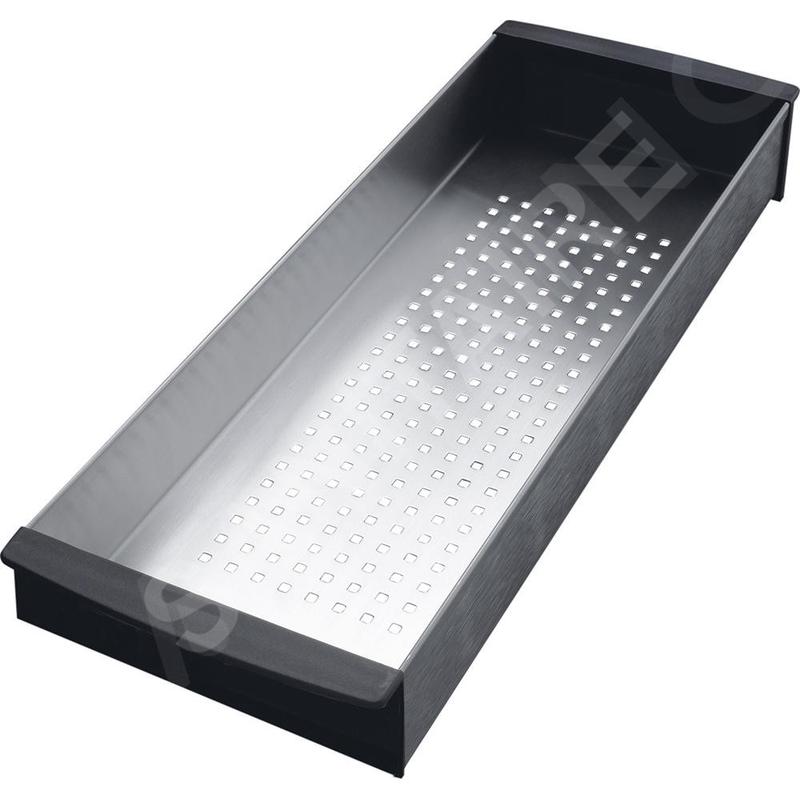 Franke Accessoires - Bac d'égouttement 156x439x54 mm, inox / plastique noir 112.0066.060 Franke Accessoires - Bac d'égouttement 156x439x54 mm, inox / plastique noir 112.0066.060