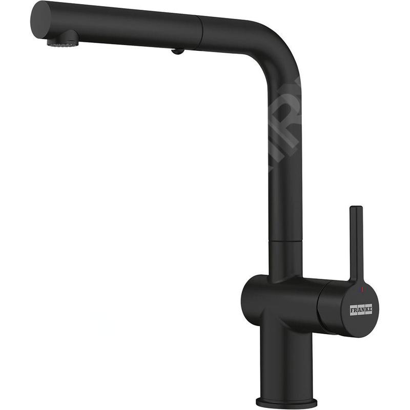 Franke Active New - Mitigeur d'évier FN 6110.901 avec douchette extractible, noir mat 115.0653.382 Franke Active New - Mitigeur d'évier FN 6110.901 avec douchette extractible, noir mat 115.0653.382
