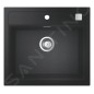 Grohe Éviers - Évier composite K700 avec garniture de vidage automatique, 560x510 mm, noir granite 31651AP0