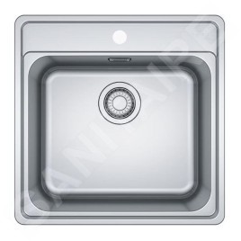 Franke Bell - Évier BCX 610-51, 51x51 cm, inox 101.0698.010