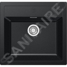 Franke Colonnes - Kit de cuisine T25, évier en tectonite SID 610, noir + robinet FP 9000, onyx NEW 114.0366.029