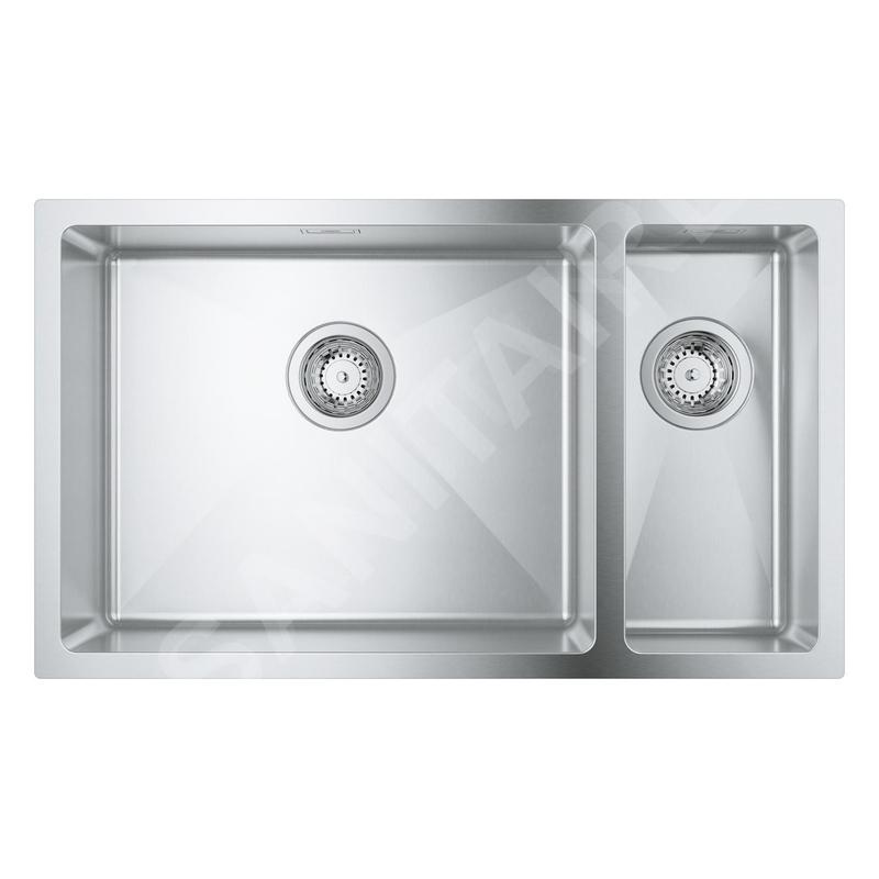 Grohe Éviers - Évier K700 avec garniture de vidage, 760x450 mm, inox brossé 31575SD1
