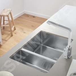 Grohe Éviers - Évier K700 avec garniture de vidage, 760x450 mm, inox brossé 31575SD1