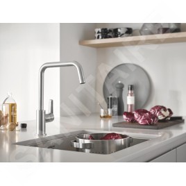 Grohe QuickFix Start - Mitigeur d'évier, supersteel 30470DC0