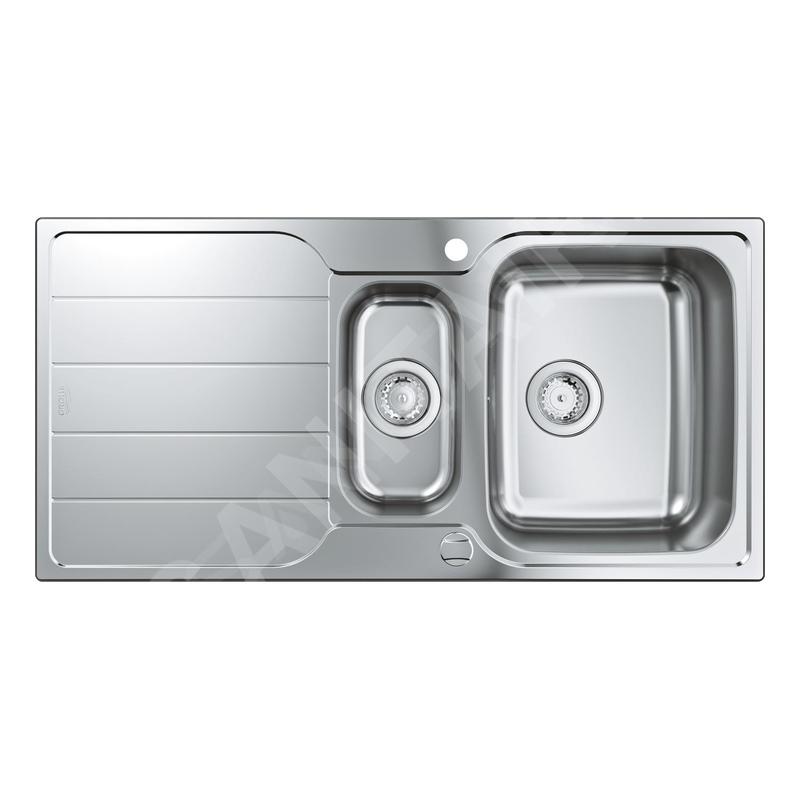 Grohe Éviers - Évier K500 avec garniture de vidage automatique, 1000x500 mm, inox brossé 31572SD1