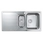 Grohe Éviers - Évier K500 avec garniture de vidage automatique, 1000x500 mm, inox brossé 31572SD1