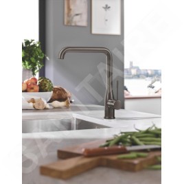 Grohe Essence - Mitigeur d’évier, graphite foncé brossé 30269AL0