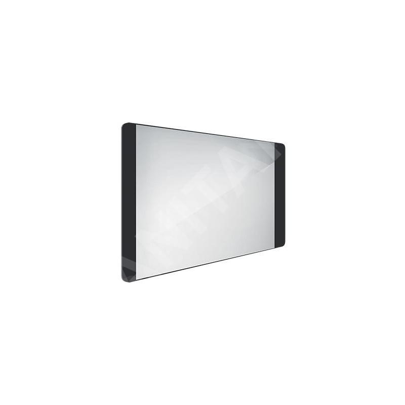 Nimco Miroirs - Miroir avec éclairage LED, 1000x600 mm, aluminium/noir ZPC 42004-90 Nimco Miroirs - Miroir avec éclairage LED, 1000x600 mm, aluminium/noir ZPC 42004-90