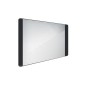 Nimco Miroirs - Miroir avec éclairage LED, 1000x600 mm, aluminium/noir ZPC 42004-90 Nimco Miroirs - Miroir avec éclairage LED, 1000x600 mm, aluminium/noir ZPC 42004-90