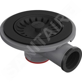 Franke Accessoires - Bonde à panier Colorline, noir mat 112.0657.022