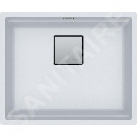 Franke Kubus 2 - Évier en fragranit KNG 110-52, 52x42 cm, blanc artic 125.0641.421