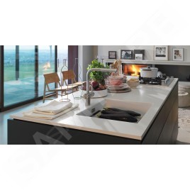 Franke Kubus 2 - Évier en fragranit KNG 110-52, 52x42 cm, blanc artic 125.0641.421