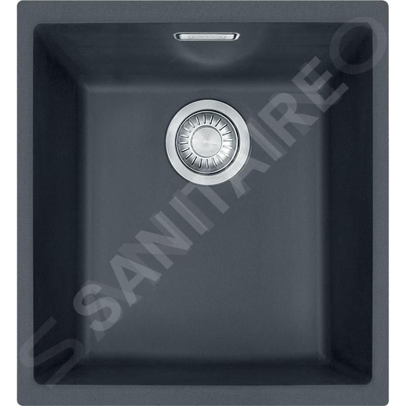Franke Sirius - Évier en tectonite SID 110-34, 380x450 mm, noir 125.0363.785 Franke Sirius - Évier en tectonite SID 110-34, 380x450 mm, noir 125.0363.785