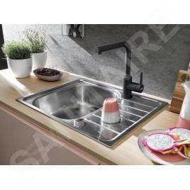 Franke Lina - Mitigeur d'évier FS 3230.901, noir mat 115.0693.393