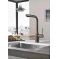 Grohe Essence - Mitigeur d’évier, graphite foncé brossé 30270AL0
