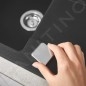 Grohe Éviers - Évier composite K500 avec garniture de vidage automatique, 860x500 mm, noir granite 31644AP0
