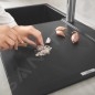 Grohe Éviers - Évier composite K500 avec garniture de vidage automatique, 860x500 mm, noir granite 31644AP0