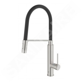 Grohe Concetto - Mitigeur d’évier, avec bec orientable et inverseur, supersteel 31491DC0