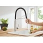 Grohe Concetto - Mitigeur d’évier, avec bec orientable et inverseur, supersteel 31491DC0 Grohe Concetto - Mitigeur d’évier, avec bec orientable et inverseur, supersteel 31491DC0