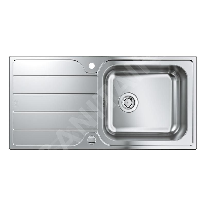 Grohe Éviers - Évier K500 avec garniture de vidage automatique, 1000x500 mm, inox brossé 31563SD1