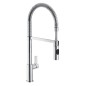 Franke Fox - Mitigeur d’évier FN 6993.031 avec bras flexible et douchette, chrome 115.0486.993