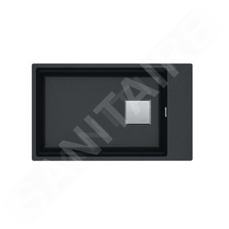 Franke Kubus 2 - Évier en fragranit KNG 110-62, 760x460 mm, onyx 125.0512.515