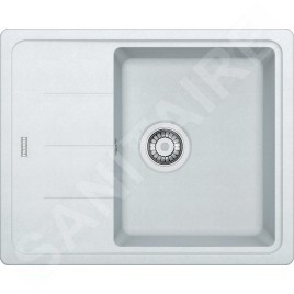 Franke Basis - Évier en fragranit BFG 611-62, 62x50 cm, blanc artic 114.0285.103
