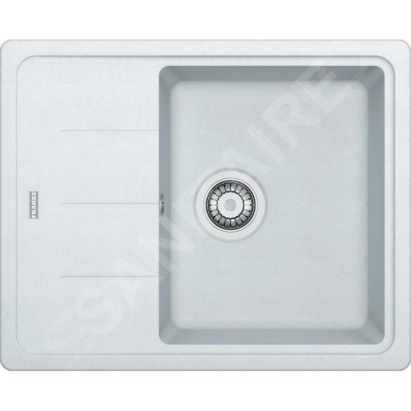 Franke Basis - Évier en fragranit BFG 611-62, 62x50 cm, blanc artic 114.0285.103 Franke Basis - Évier en fragranit BFG 611-62, 62x50 cm, blanc artic 114.0285.103