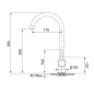 Franke Colonnes - Kit de cuisine T29, évier en tectonite OID 611-62, noir + robinet FP 9900, noir 114.0366.037 Franke Colonnes - Kit de cuisine T29, évier en tectonite OID 611-62, noir + robinet FP 9900, noir 114.0366.037