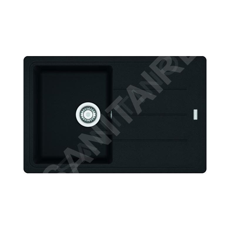 Franke Basis - Évier en fragranit BFG 611-78, 78x50 cm, noir mat 114.0661.513 Franke Basis - Évier en fragranit BFG 611-78, 78x50 cm, noir mat 114.0661.513