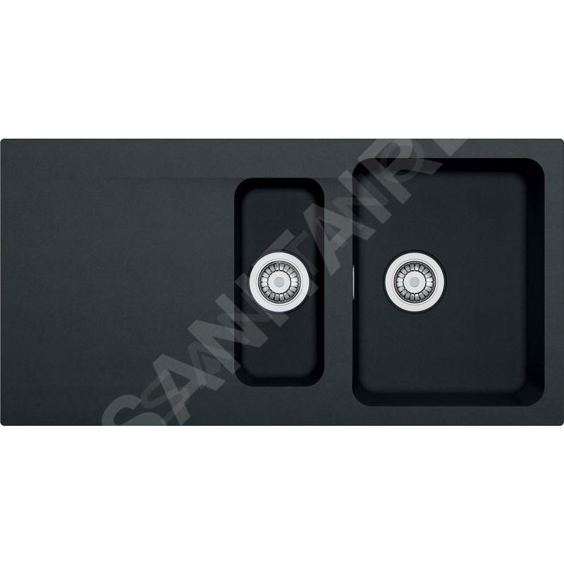 Franke Orion - Évier en tectonite OID 651, 1000x510 mm, noir 114.0288.592