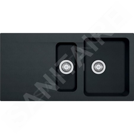 Franke Orion - Évier en tectonite OID 651, 1000x510 mm, noir 114.0288.592