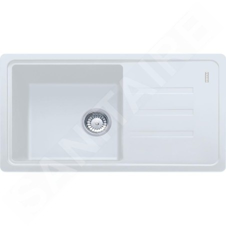 Franke Malta - Évier en fragranit BSG 611-78/39, 780x435 mm, blanc artic 114.0440.907