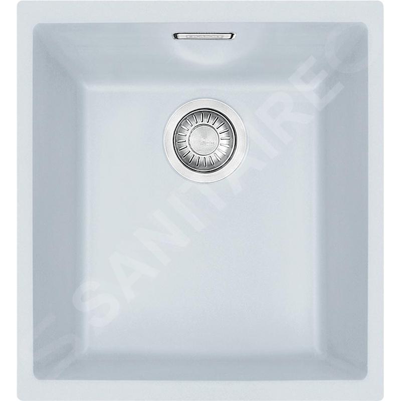 Franke Sirius - Évier en tectonite SID 110-34, 380x450 mm, blanc 125.0363.784