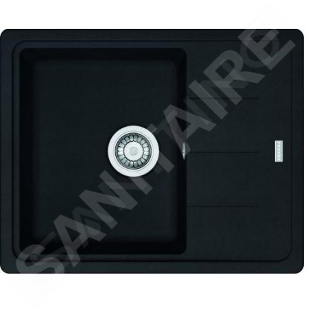 Franke Basis - Évier en fragranit BFG 611-62, 62x50 cm, noir mat 114.0661.420