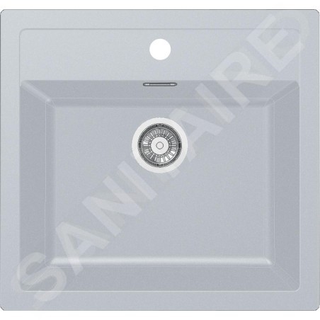 Franke Sirius - Évier en tectonite SID 610, 560x530 mm, blanc 114.0284.165