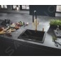 Grohe Essence - Mitigeur d'évier avec bec orientable, Cool Sunrise brossé 30294GN0