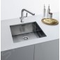 Franke Box - Évier en inox BXX 210/110-45, 490 x 450 mm, siphon 127.0395.014 Franke Box - Évier en inox BXX 210/110-45, 490 x 450 mm, siphon 127.0395.014