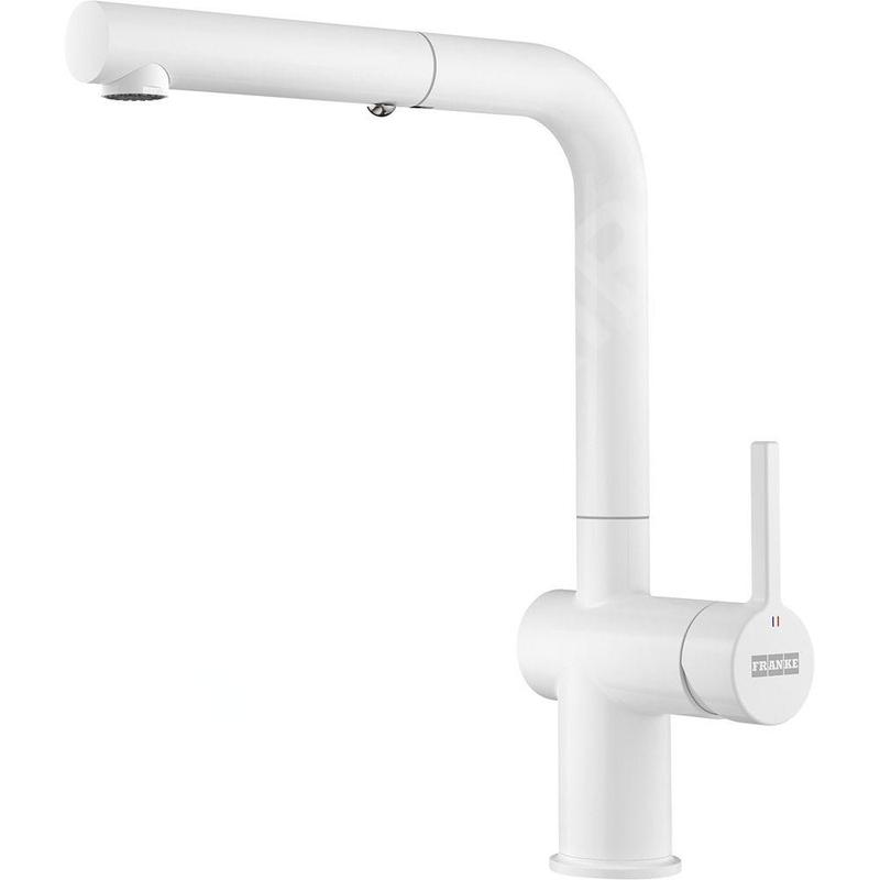 Franke Active New - Mitigeur d'évier FN 6110.902 avec douchette extractible, blanc mat 115.0653.383 Franke Active New - Mitigeur d'évier FN 6110.902 avec douchette extractible, blanc mat 115.0653.383