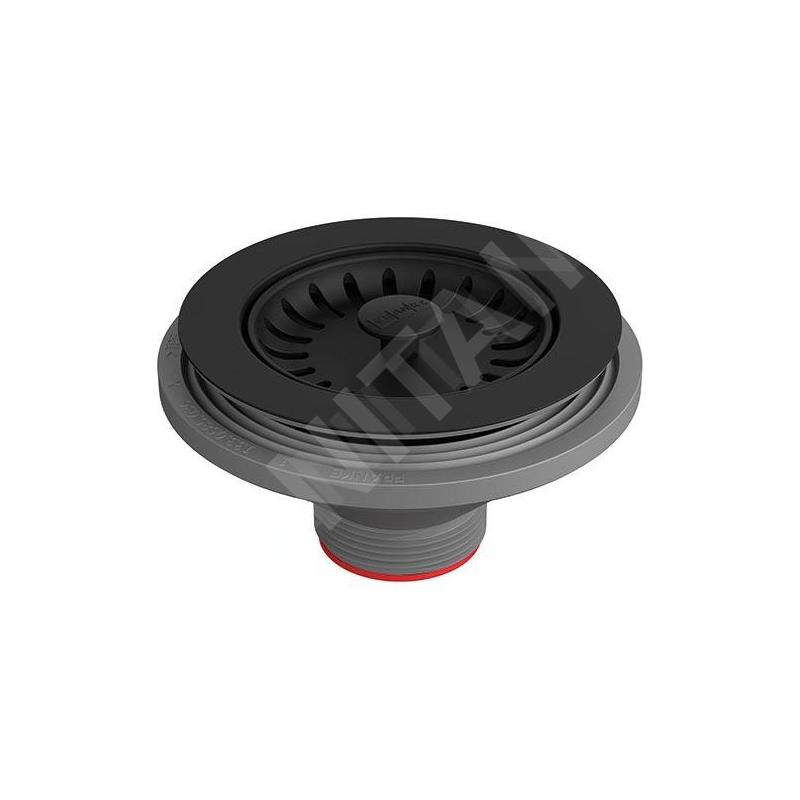 Franke Accessoires - Bonde à panier Colorline, noir mat 112.0668.276