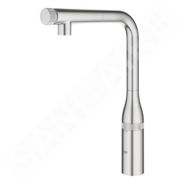 Grohe Essence SmartControl - Mitigeur d'évier avec douchette extractible, SmartControl, supersteel 31615DC0