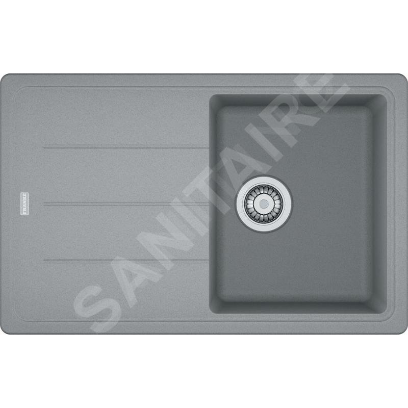 Franke Basis - Évier en fragranit BFG 611-78, 78x50 cm, pierre grise 114.0285.186 Franke Basis - Évier en fragranit BFG 611-78, 78x50 cm, pierre grise 114.0285.186