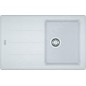 Franke Basis - Évier en fragranit BFG 611-78, 78x50 cm, blanc artic 114.0285.168 Franke Basis - Évier en fragranit BFG 611-78, 78x50 cm, blanc artic 114.0285.168