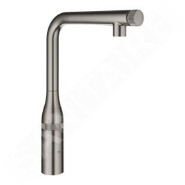 Grohe Essence SmartControl - Mitigeur d'évier avec douchette extractible, SmartControl, Hard Graphite brossé 31615AL0