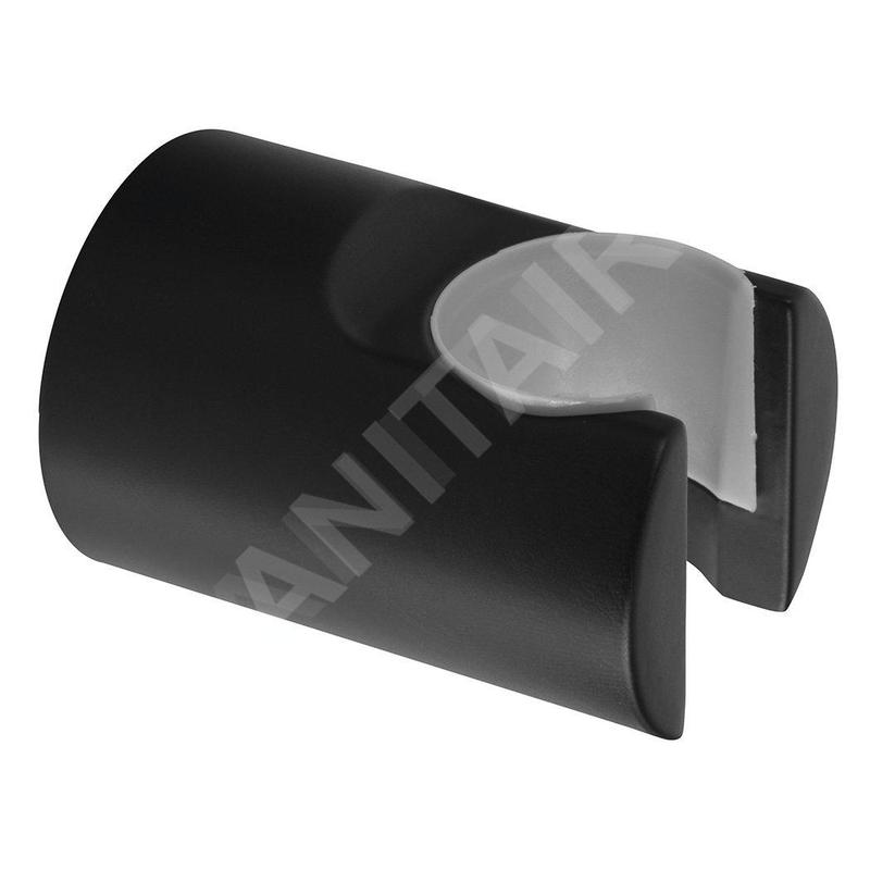 Sapho Accessoires - Support mural de douchette, noir mat SD715